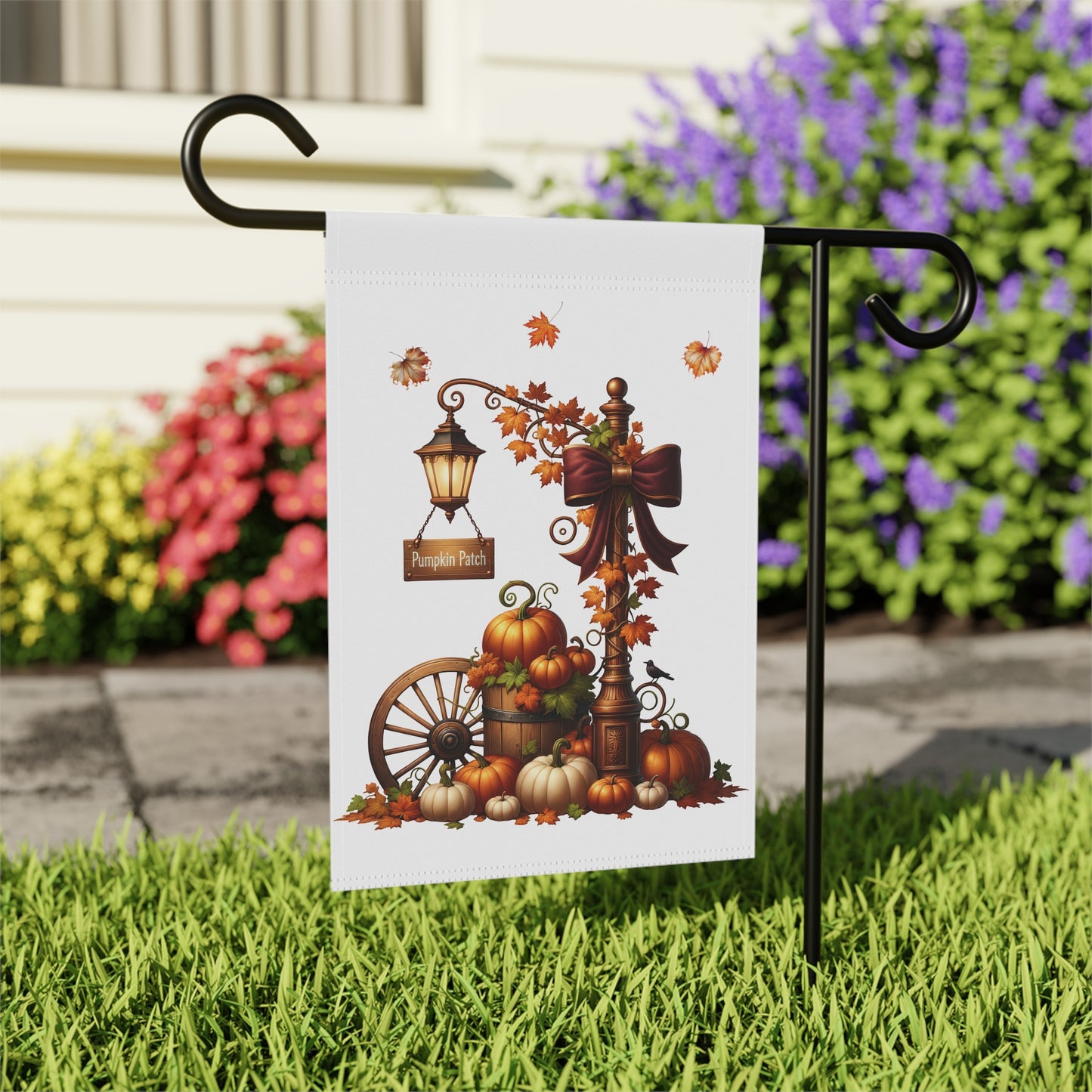 Pumpkin Patch Fall Garden Flag