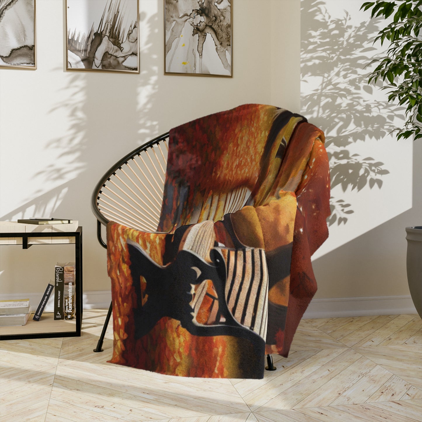 Autumn Park Velveteen Blanket