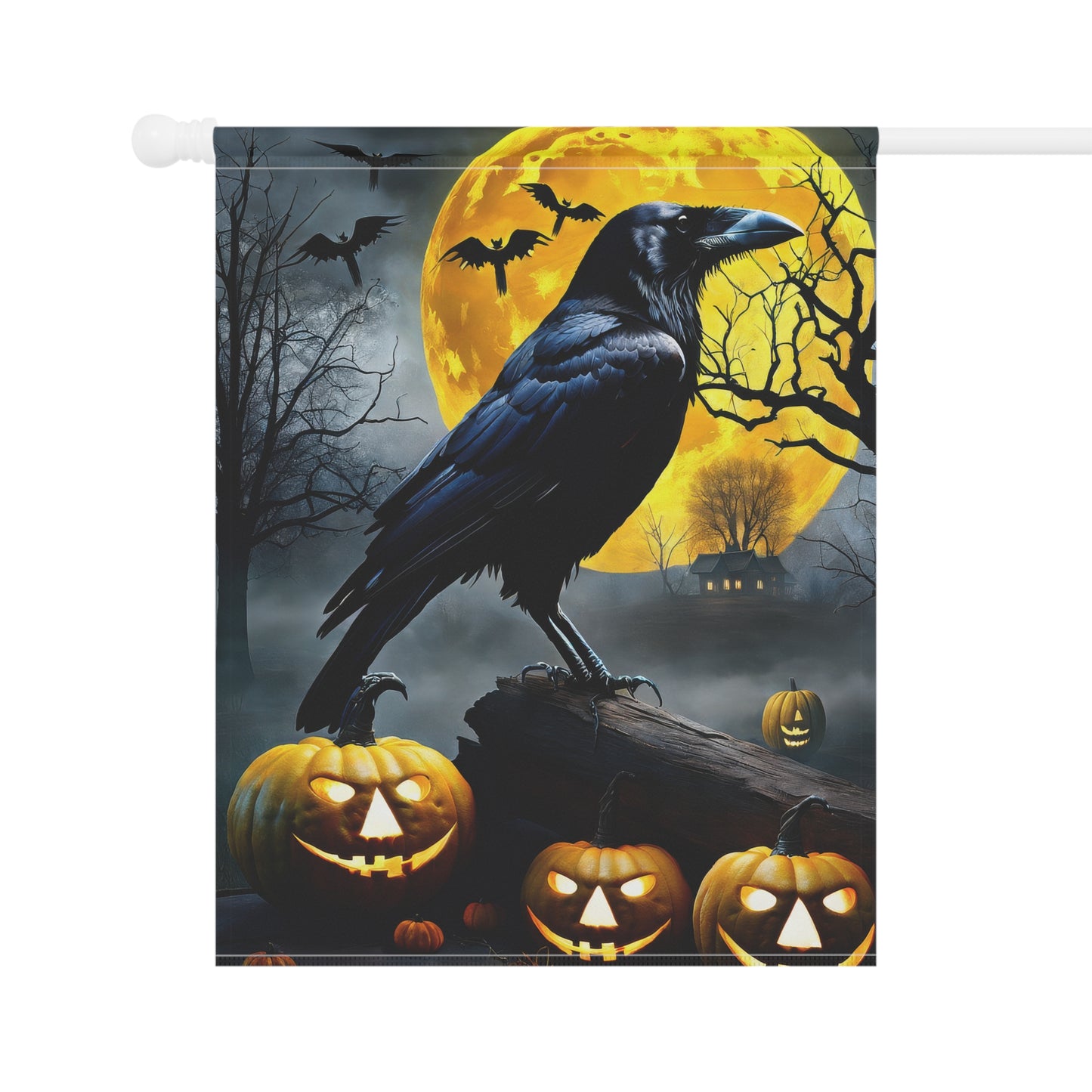 Halloween Raven Garden Flag/ House Banner