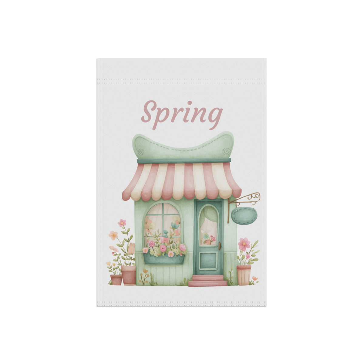 Spring Cottage Garden Flag