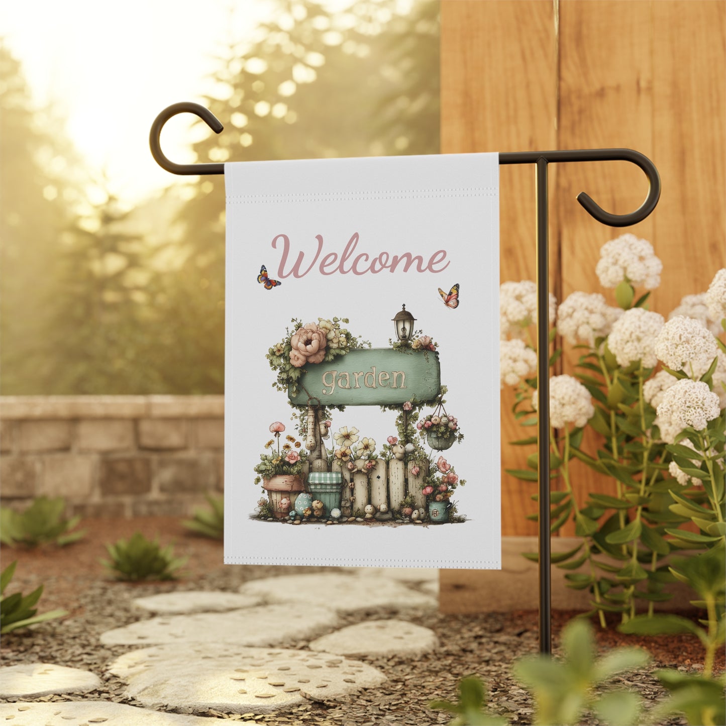 Cottage Garden Sign Flag