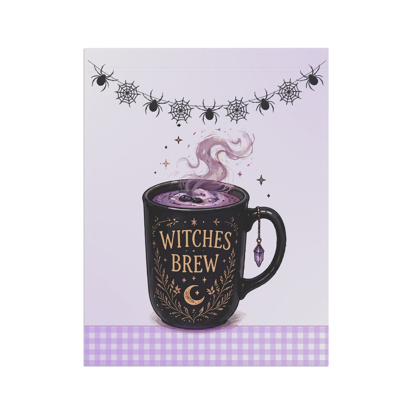 Witches Brew Halloween Garden Flag