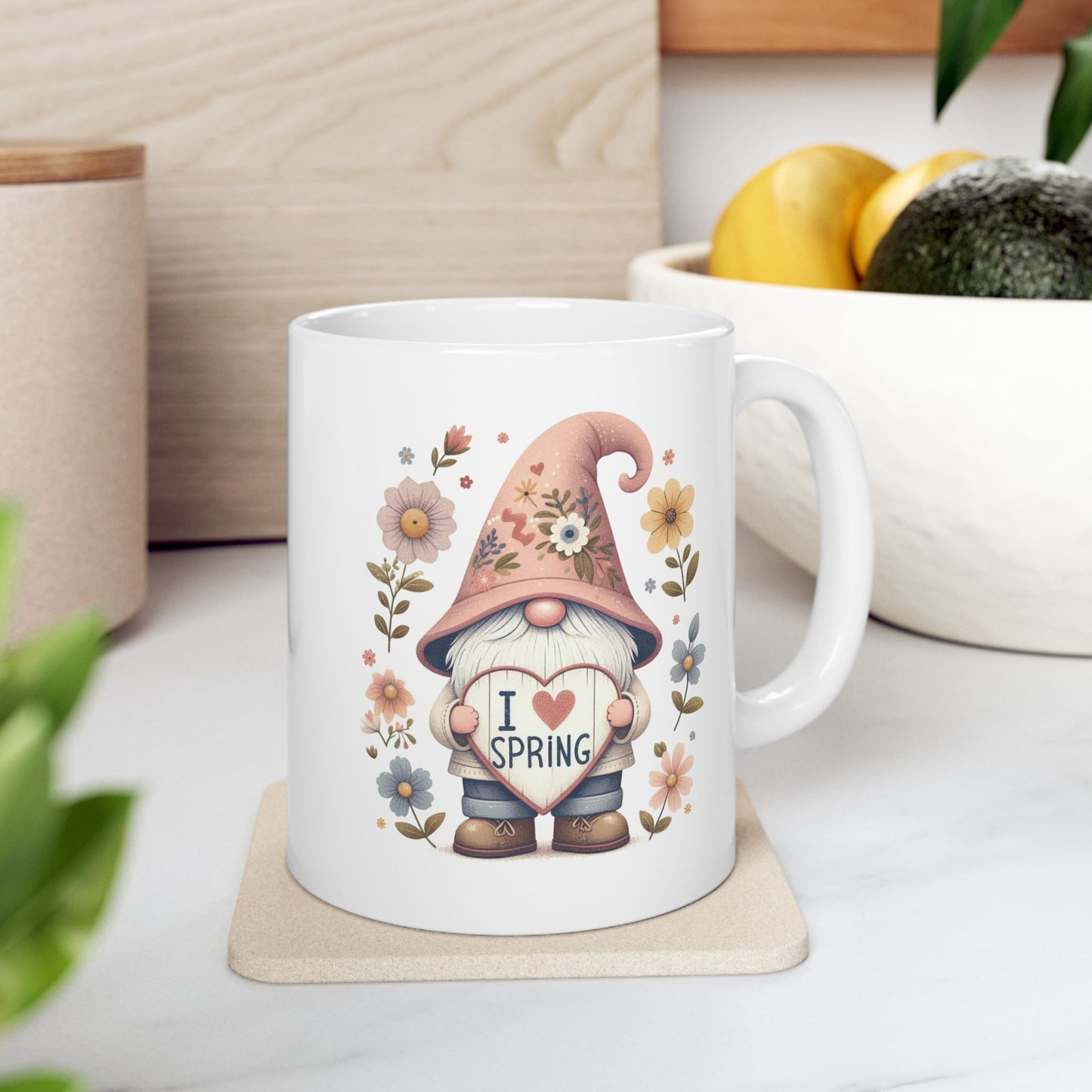 Charming Spring Gnome Mug