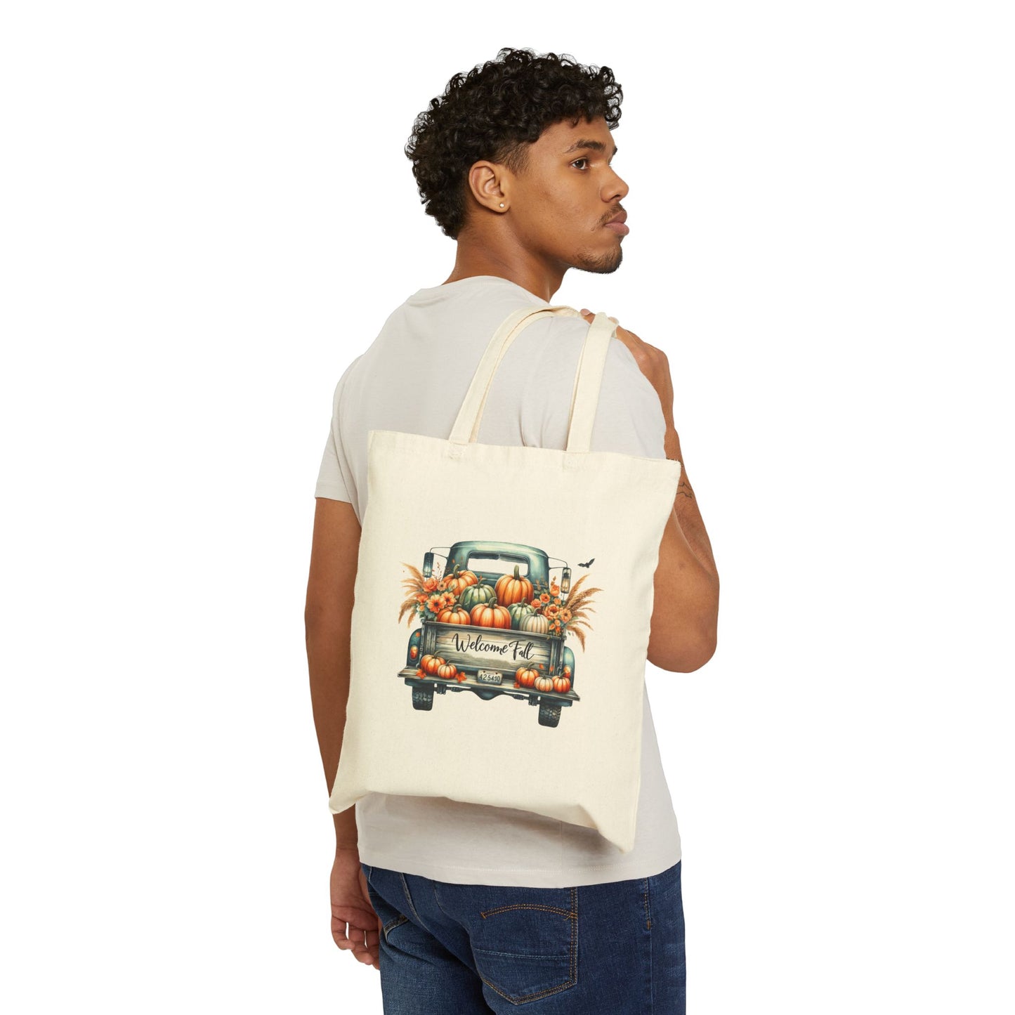 Welcome Fall Canvas Tote Bag