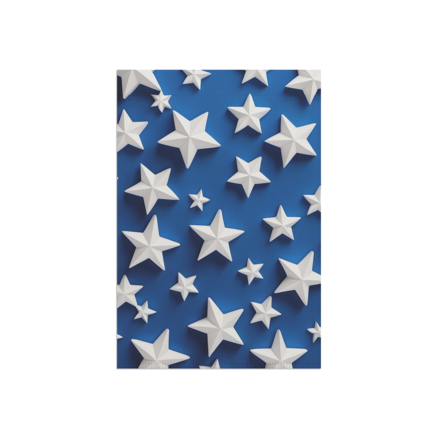 Blue Starred Garden Banner 4th of July Flag For Garden or Yard
