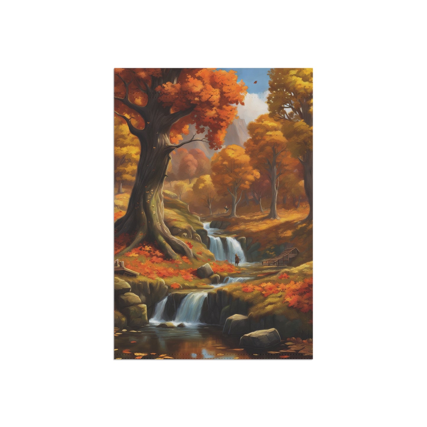 Fall Harvest Garden Flag
