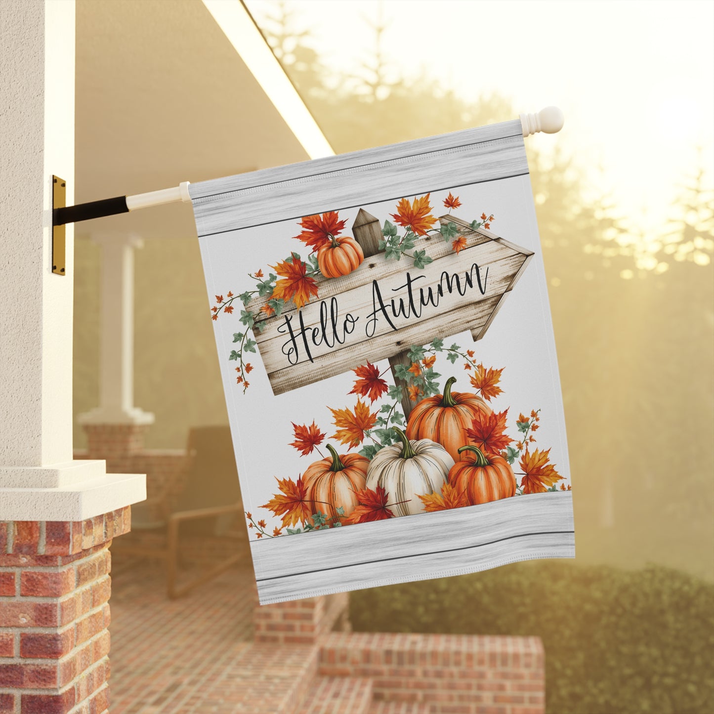 Rustic Arrow Autumn Garden Flag