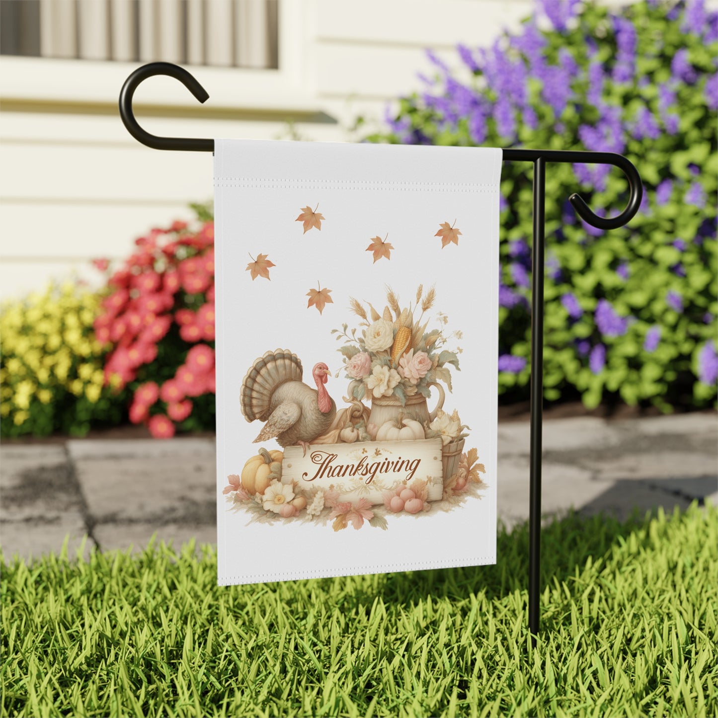 Happy Thanksgiving Garden Flag
