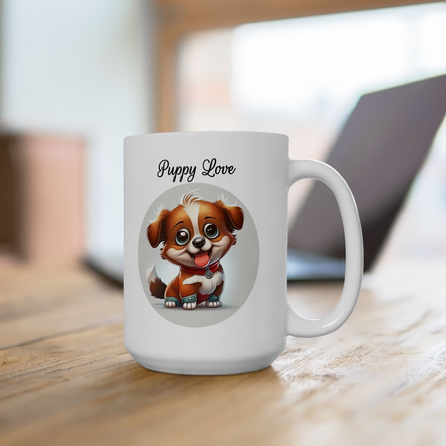 "Puppy Love" Adorable Dog Coffee Mug