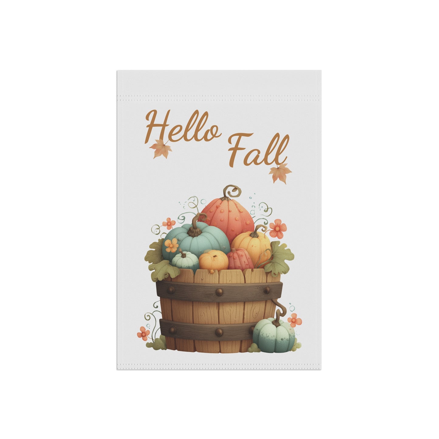 Whimsical Pastel Autumn Garden Flag