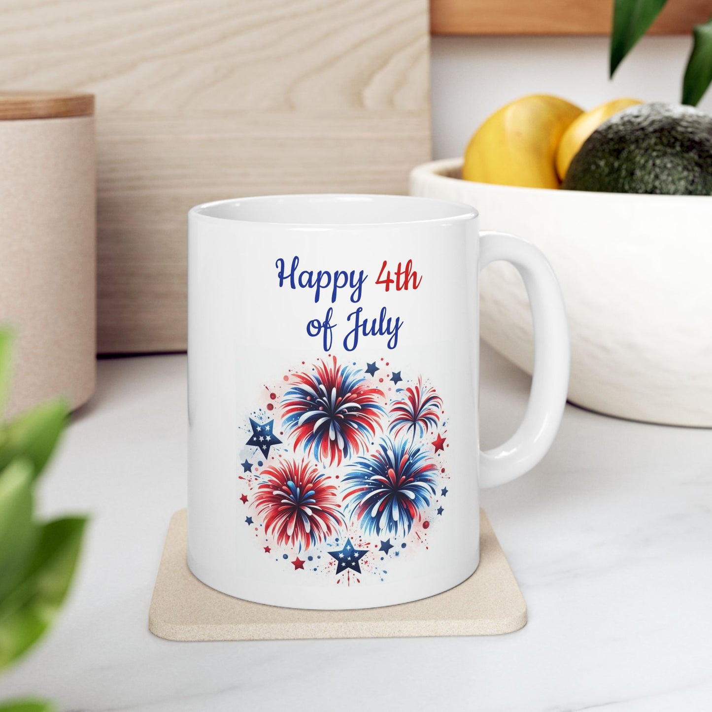 Happy 4th of July Patriotic Coffee Mug
