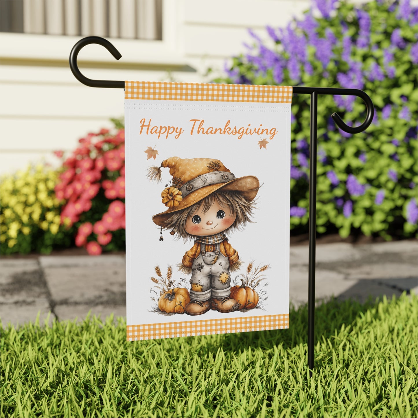 Scarecrow Garden Flag