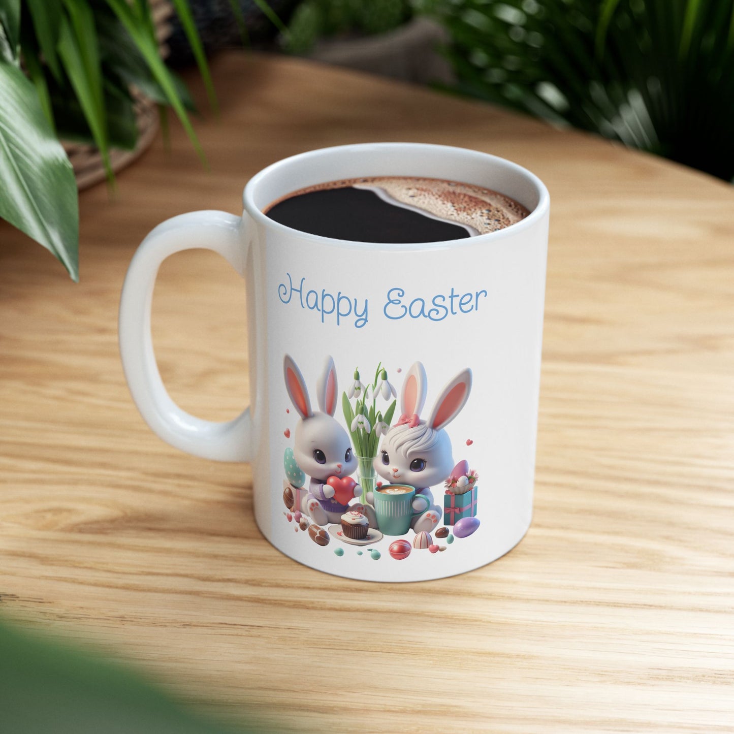 Adorable Easter Bunny Coffee Mug