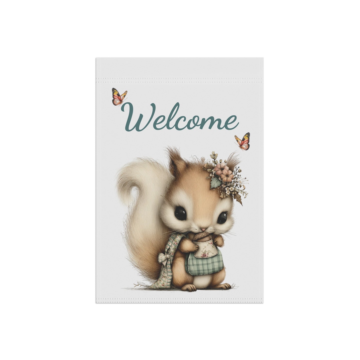 Woodland Welcome Garden Flag