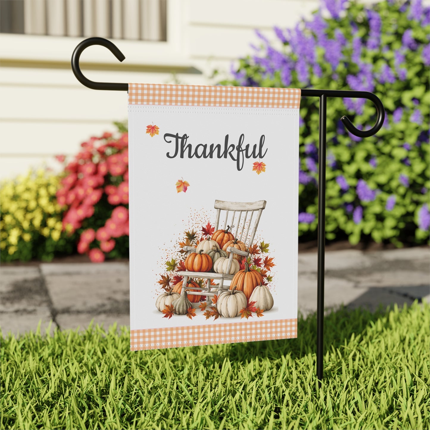 Rustic Fall Garden Flag
