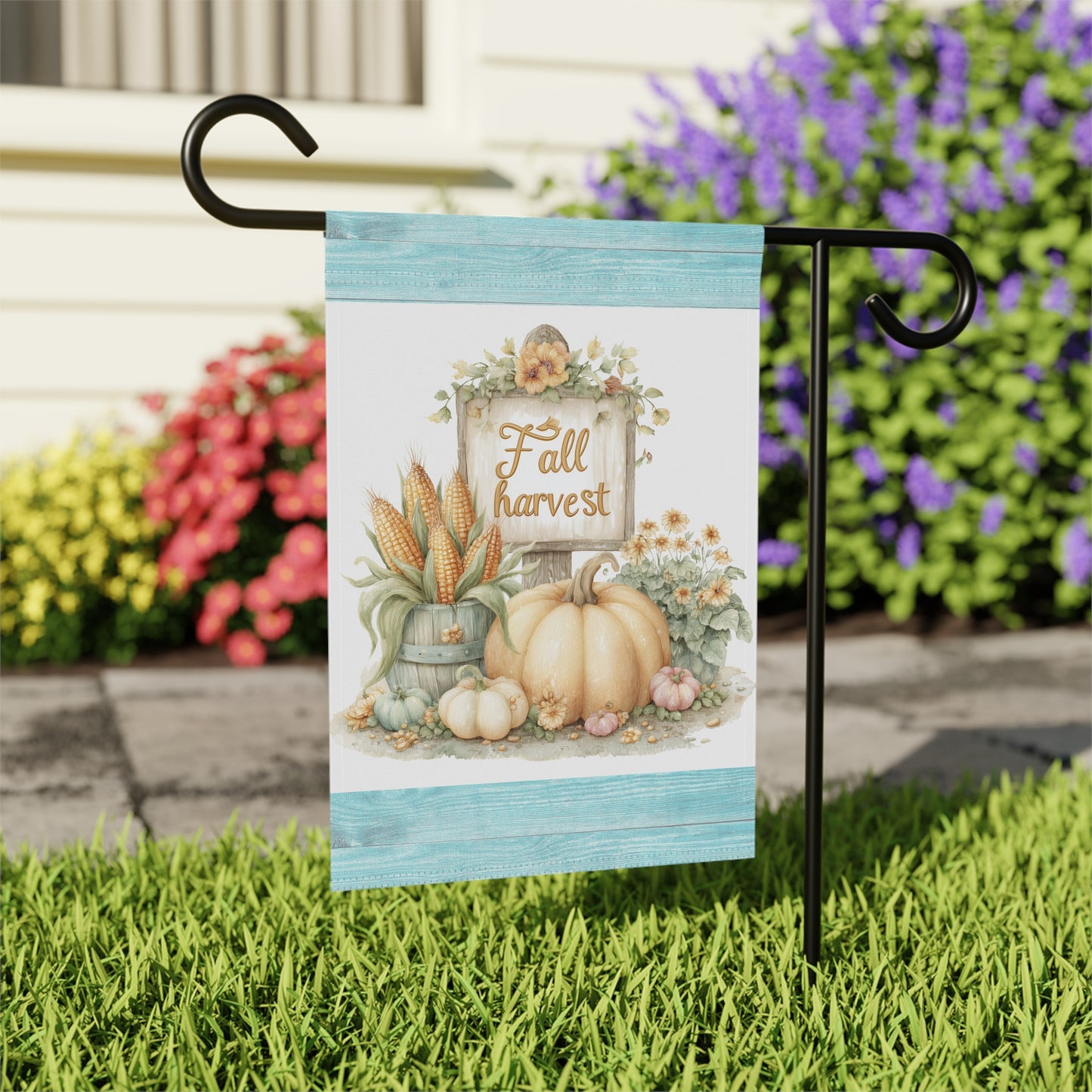 Fall Harvest Garden Flag