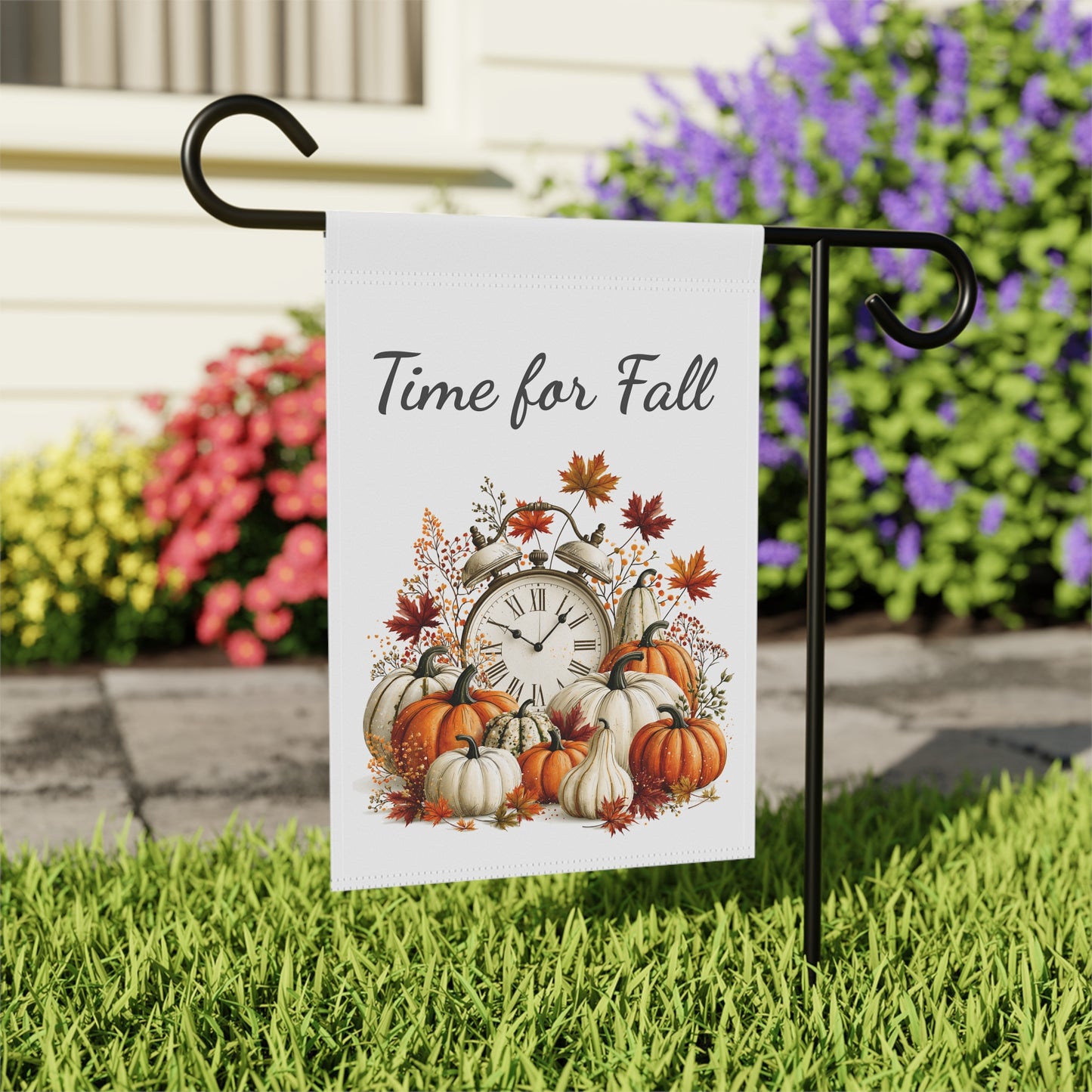Time for Fall Vintage Garden Flag