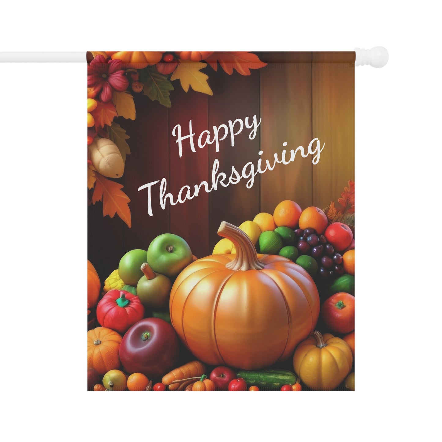 Happy Thanksgiving Garden Flag