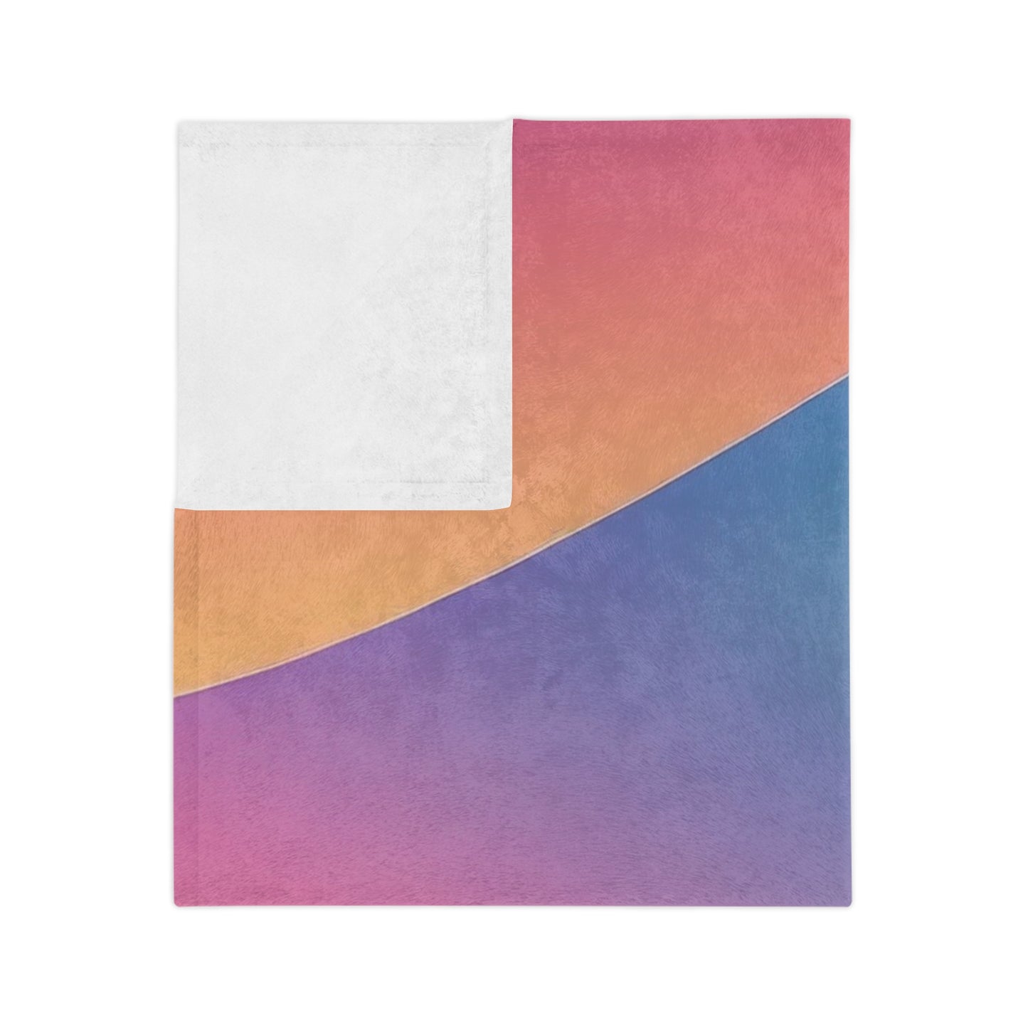 Soft Gradient Velveteen Blanket