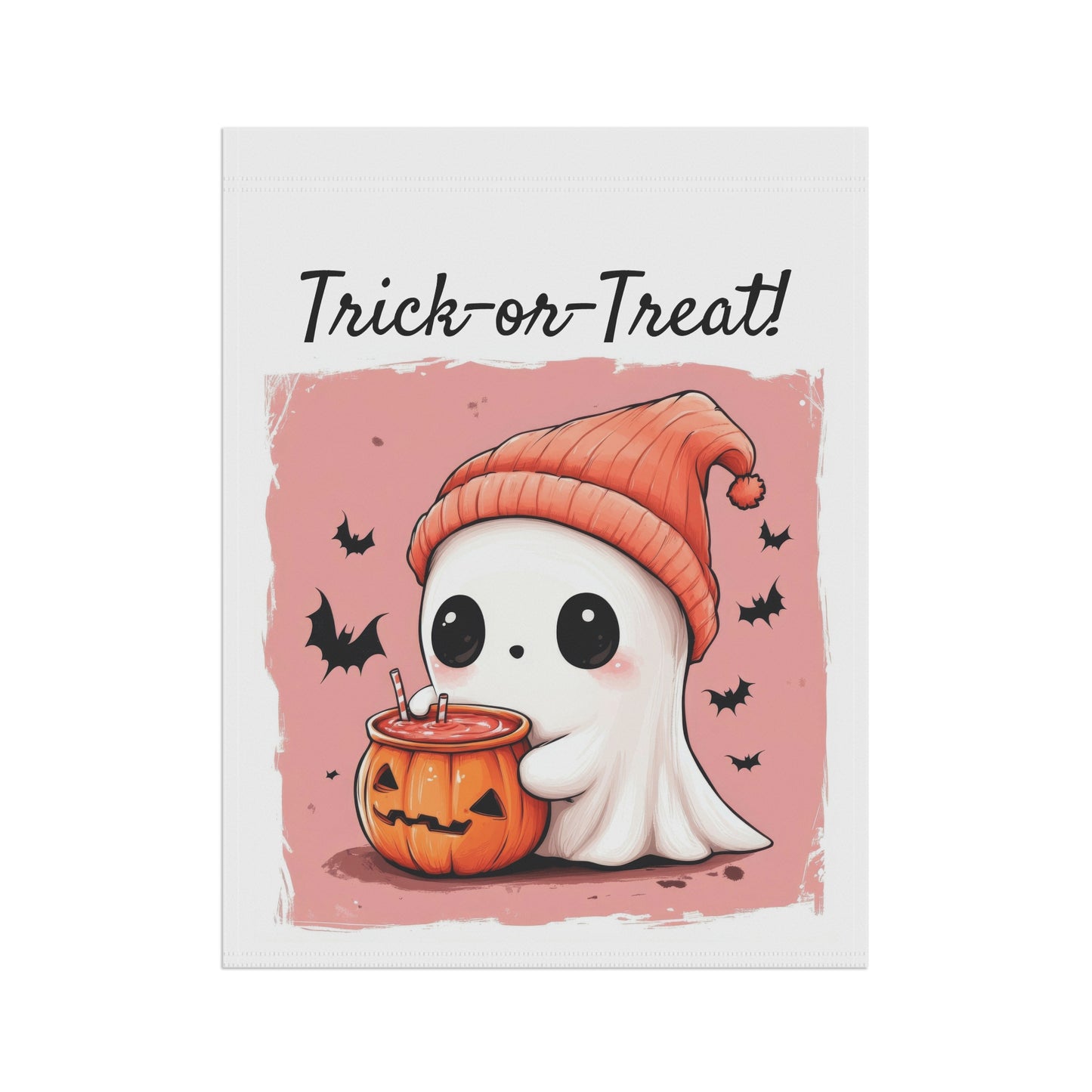 Adorable Trick-or-Treat Garden Flag