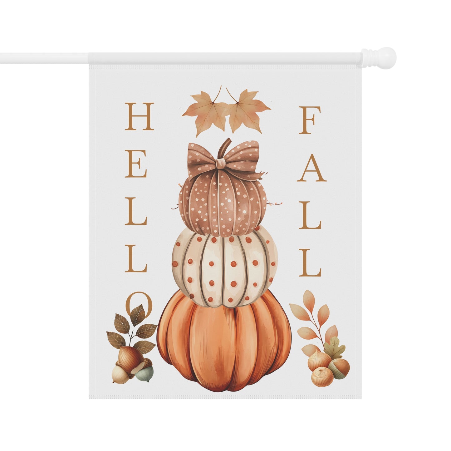Hello Fall Pumpkin Garden Flag