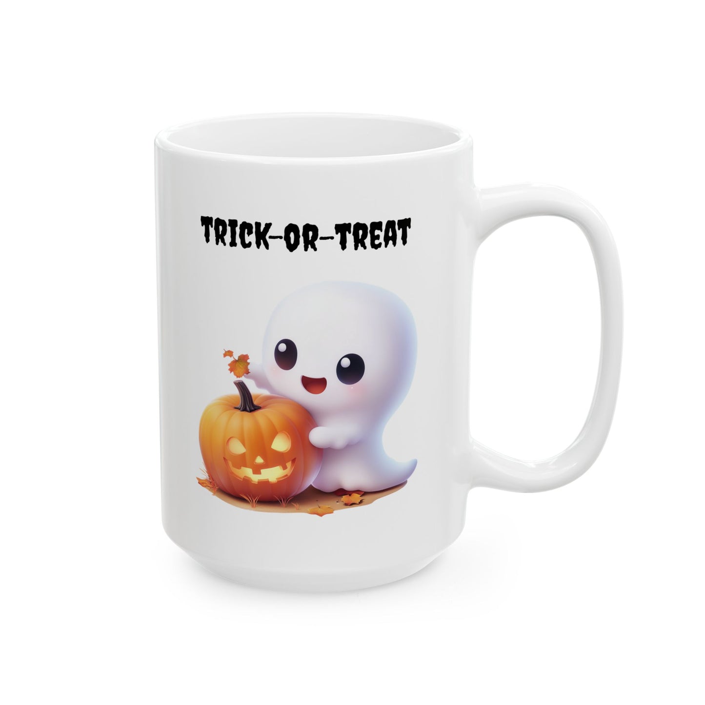 Cute Trick-or-Treat Ghost Coffee Mug