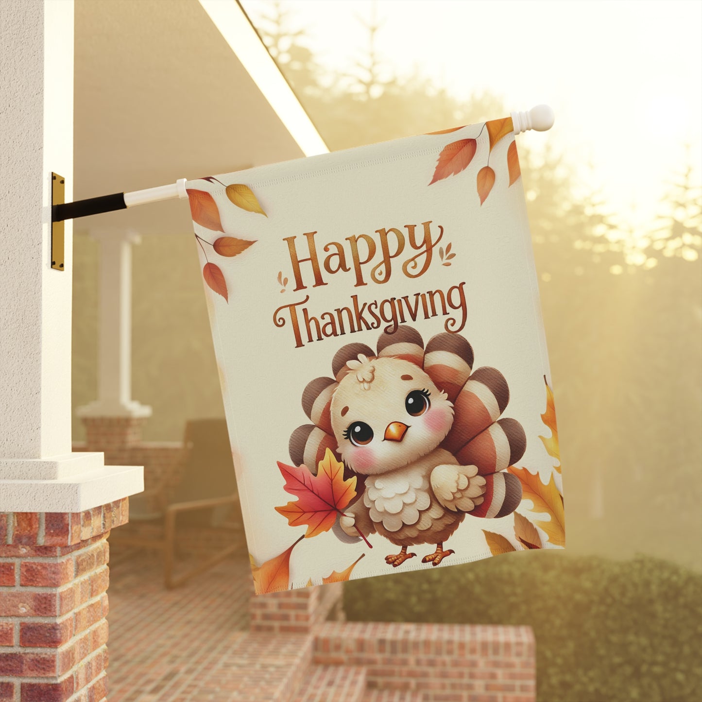 Happy Thanksgiving Garden Flag