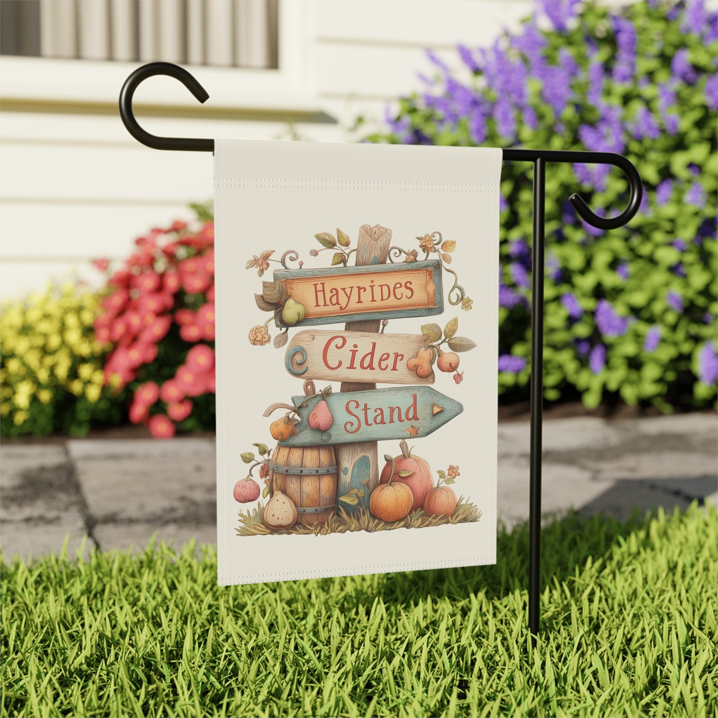 Rustic Autumn Farmhouse Yard Decor