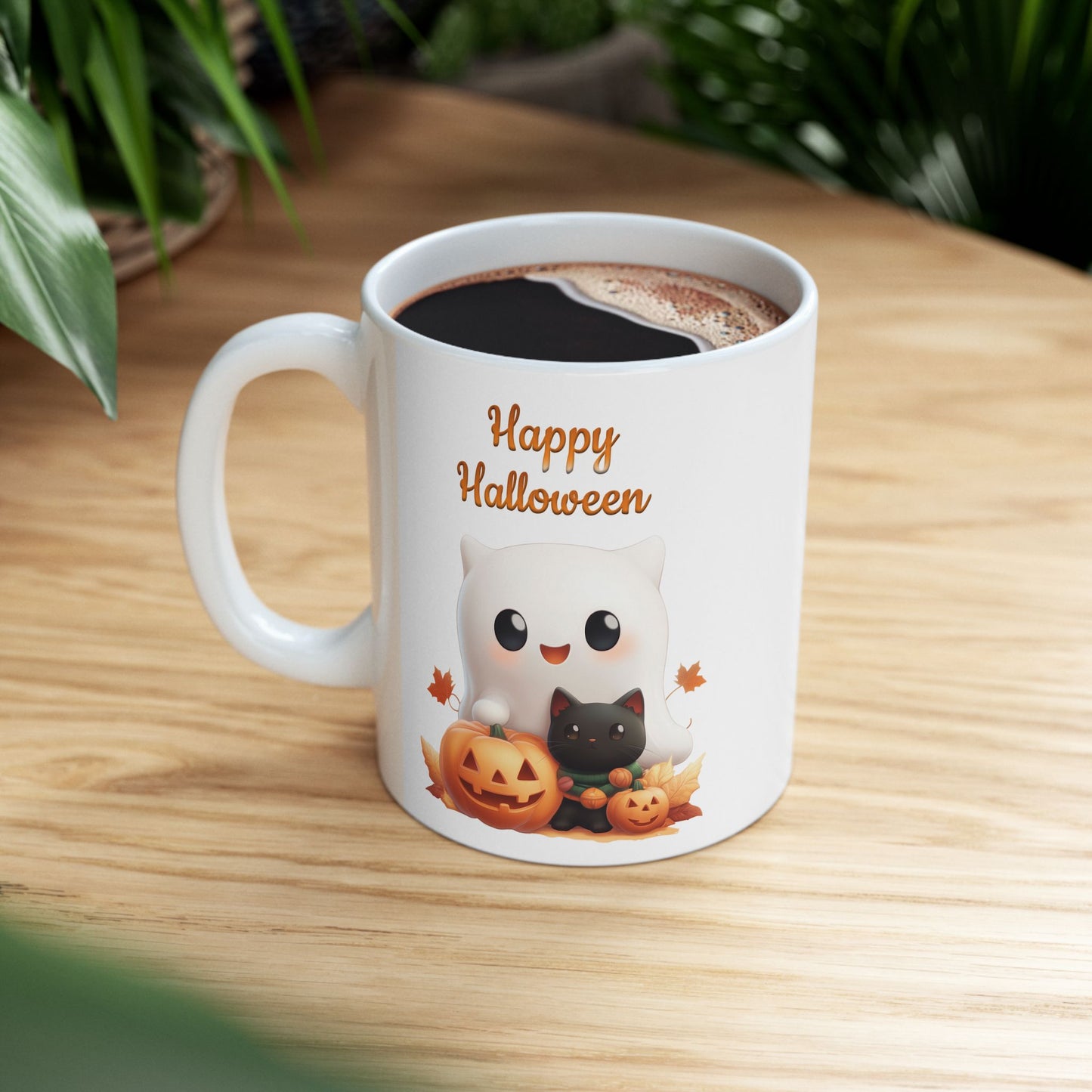Halloween Ghost Ceramic Mug