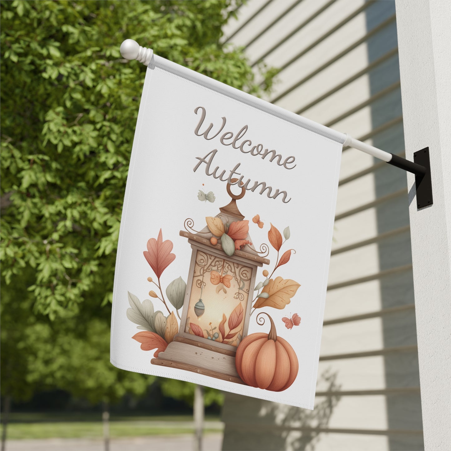 Whimsical Lantern Garden Flag