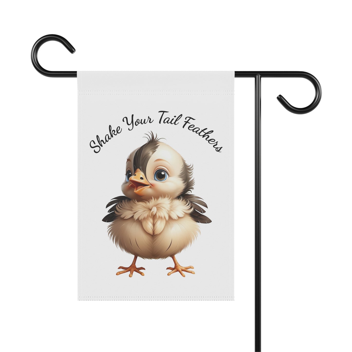 Shake Your Tail Feathers Baby Bird Garden Flag
