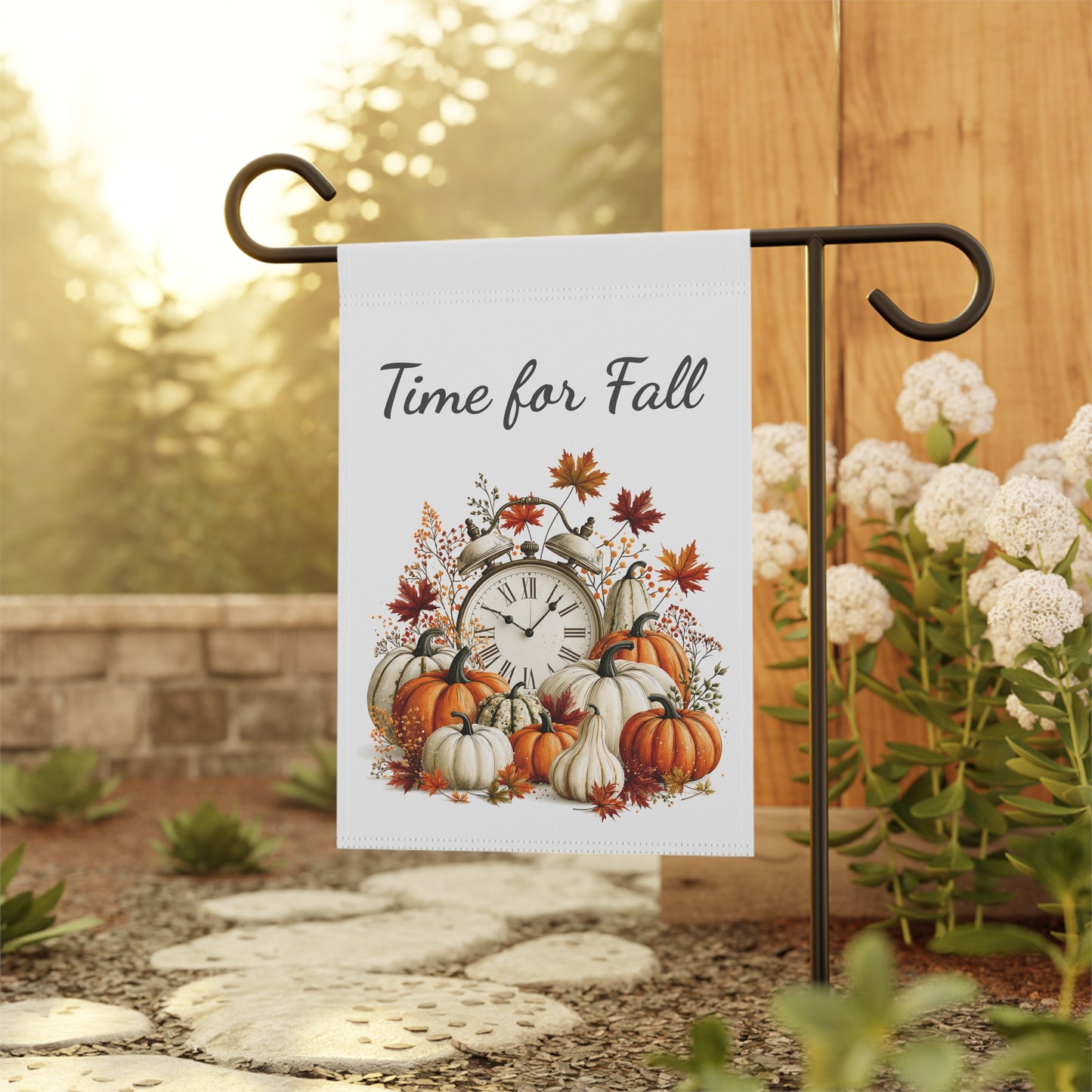Time for Fall Vintage Garden Flag