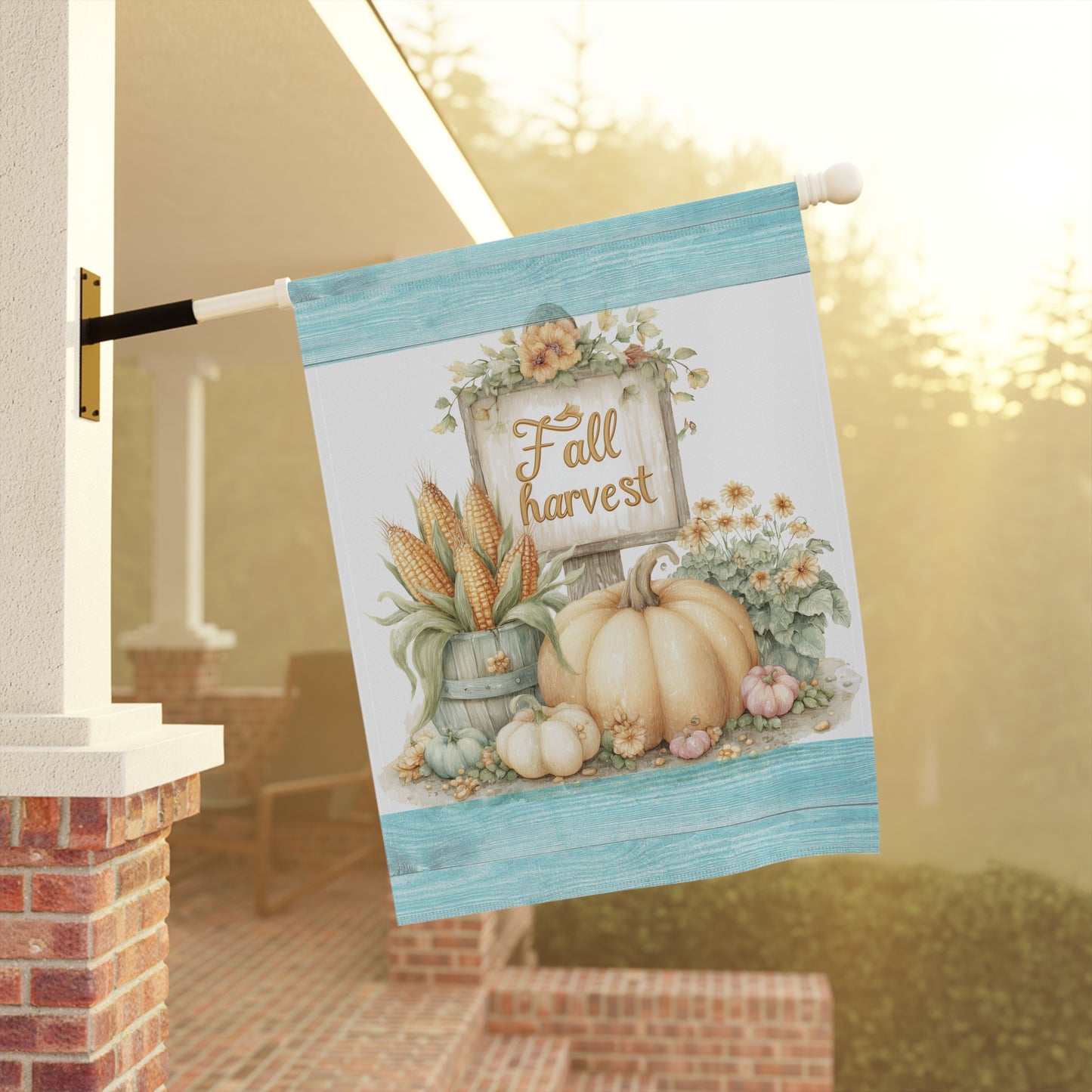 Fall Harvest Garden Flag