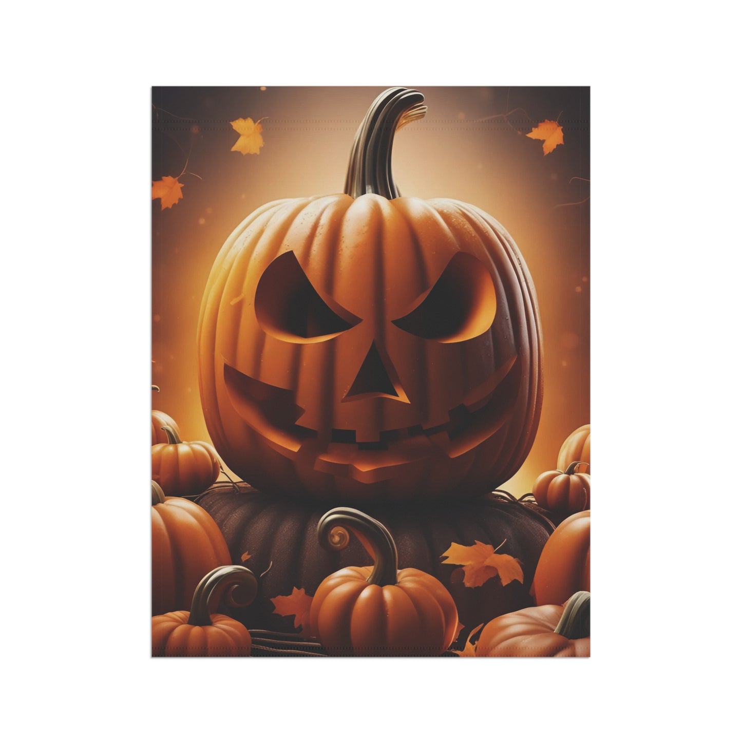 Glowing Jack-O’-Lantern Garden Flag