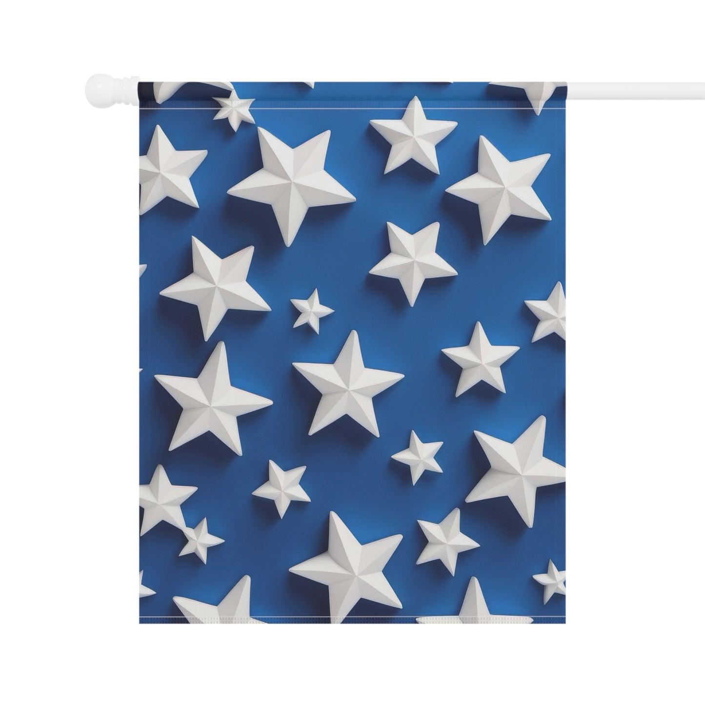 Blue Starred Garden Banner 4th of July Flag For Garden or Yard