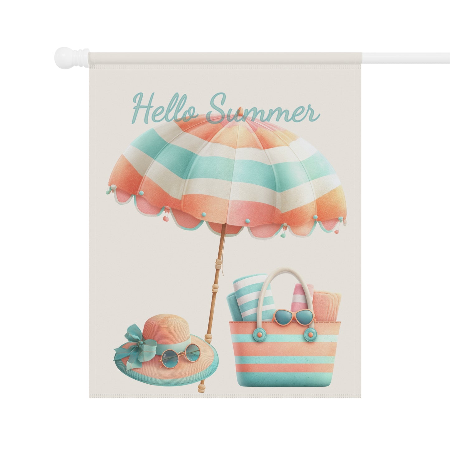 Seasonal Summer Garden Flag