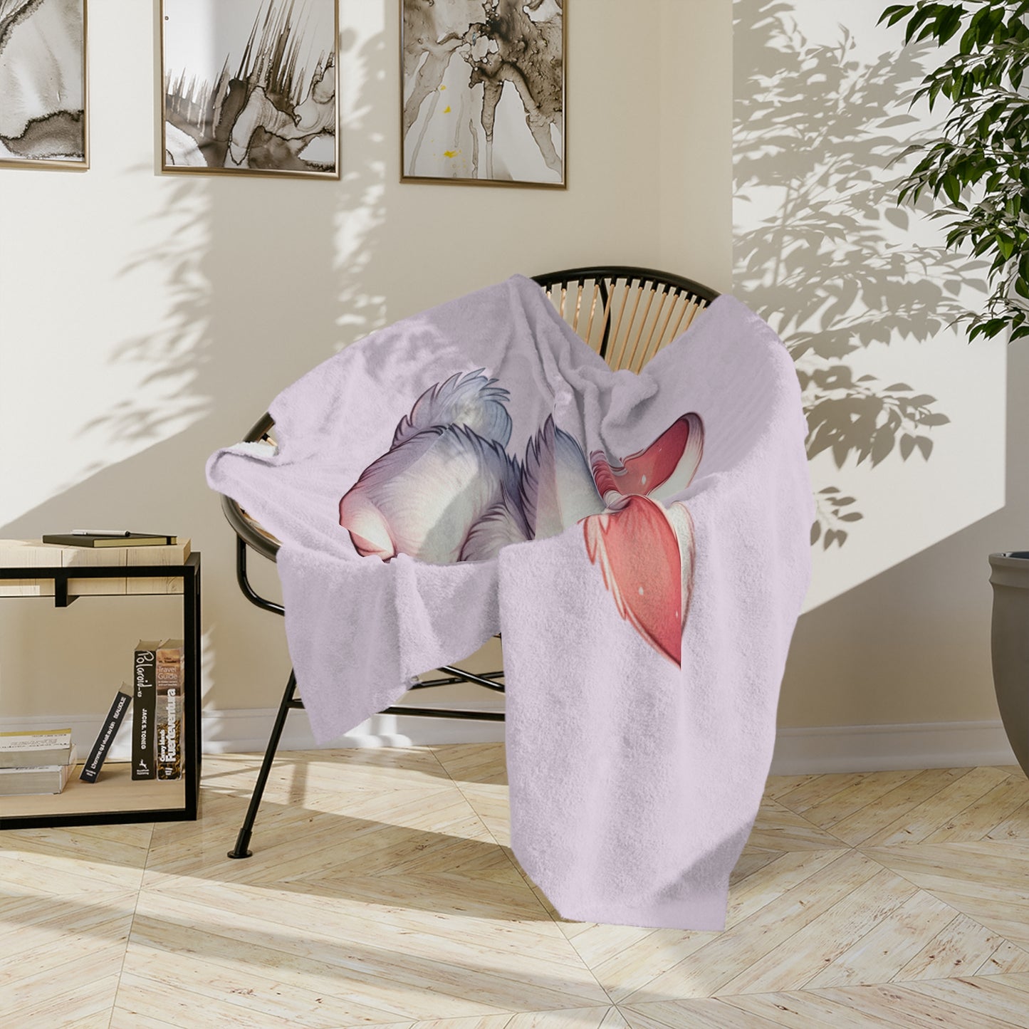 Adorable Bunny Velveteen Blanket