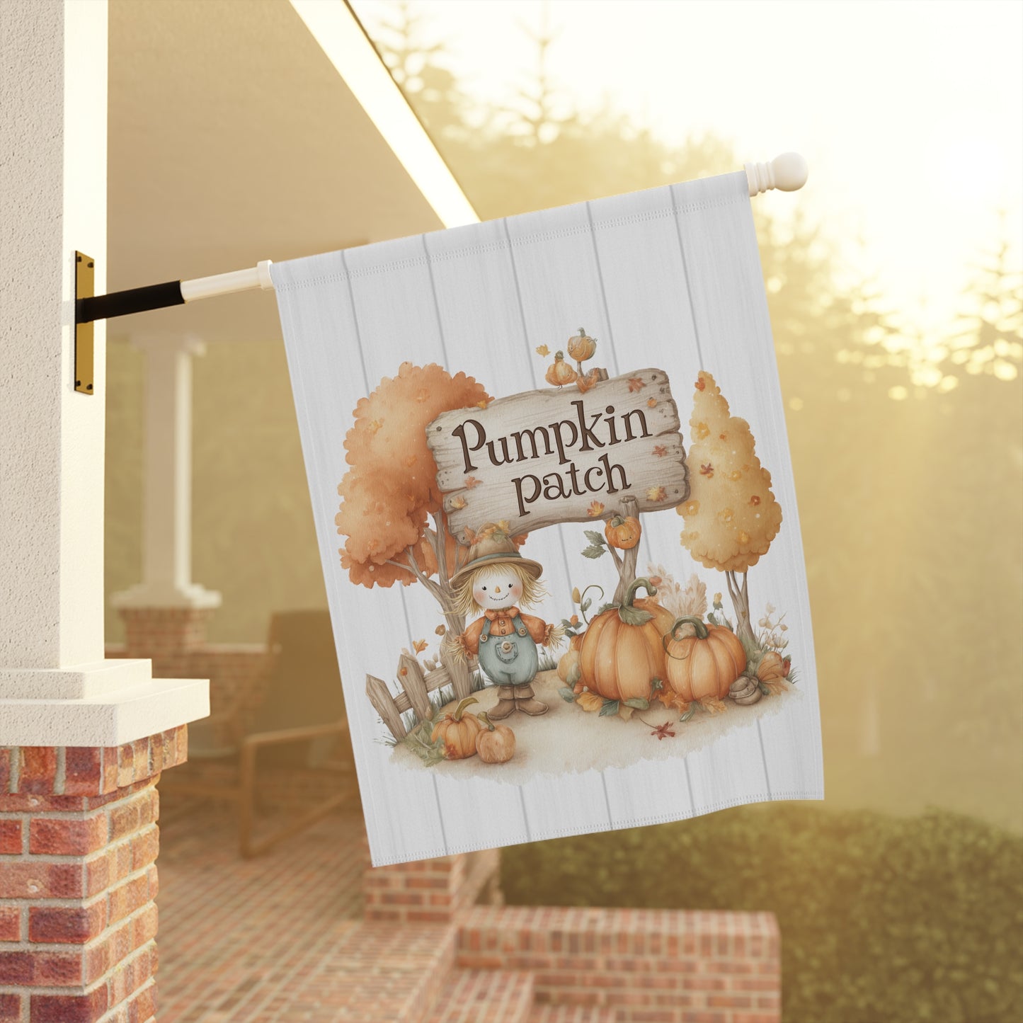 Pumpkin Patch Fall Garden Flag