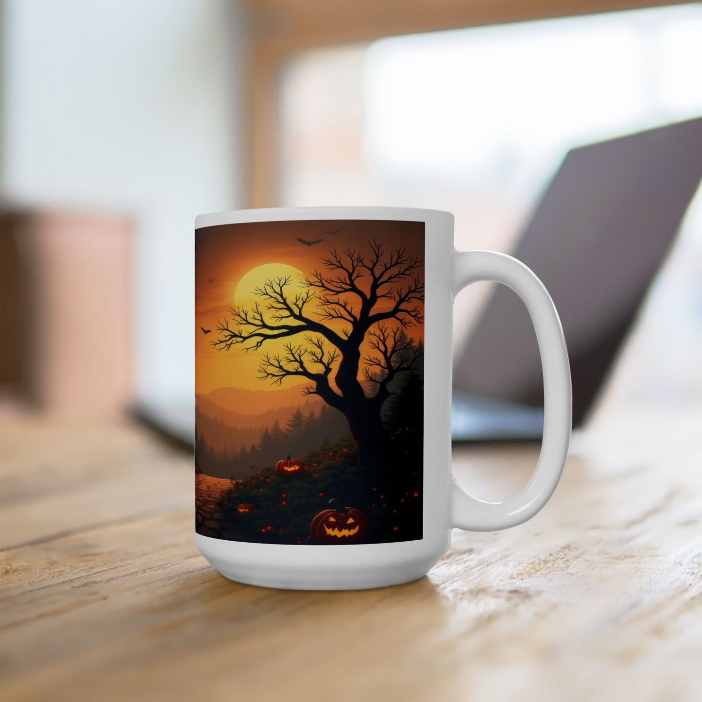 Spooky Haunted Mansion Halloween Coffee Mug
