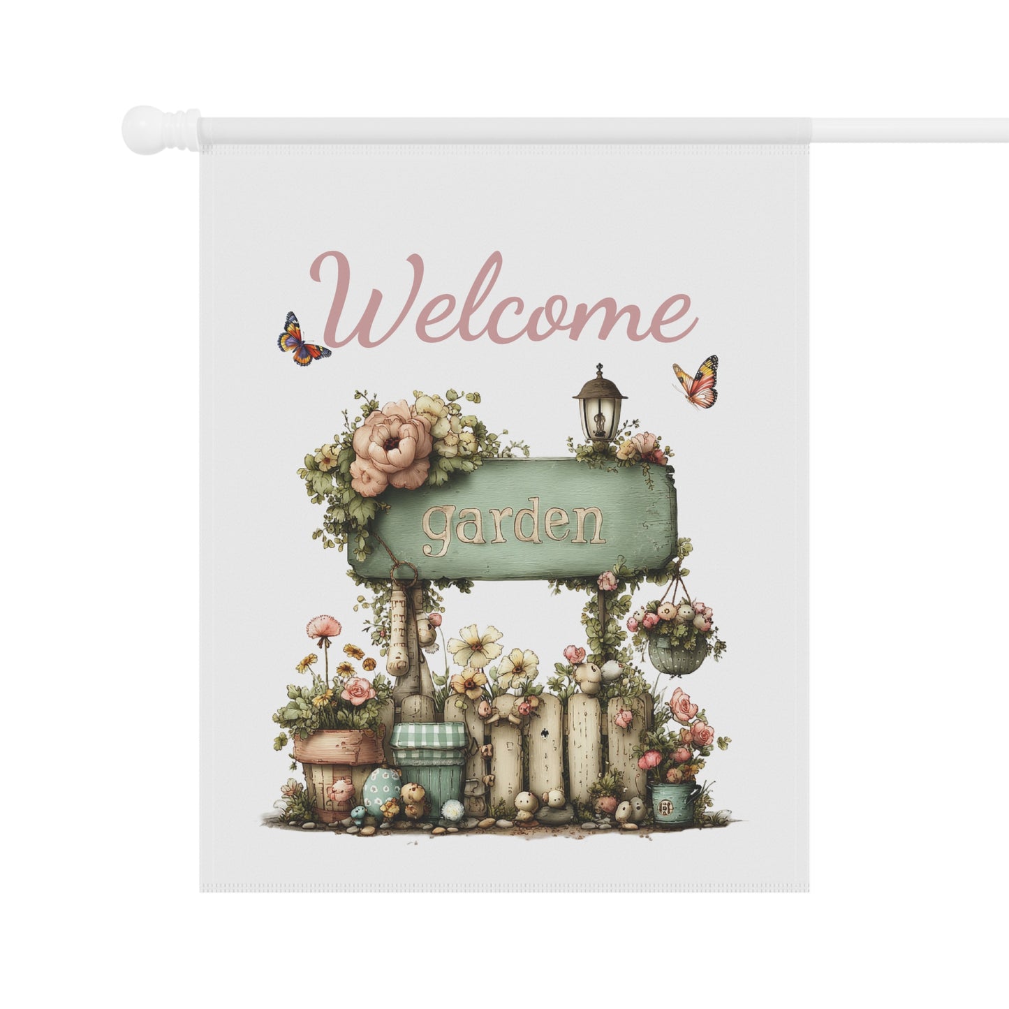 Cottage Garden Sign Flag