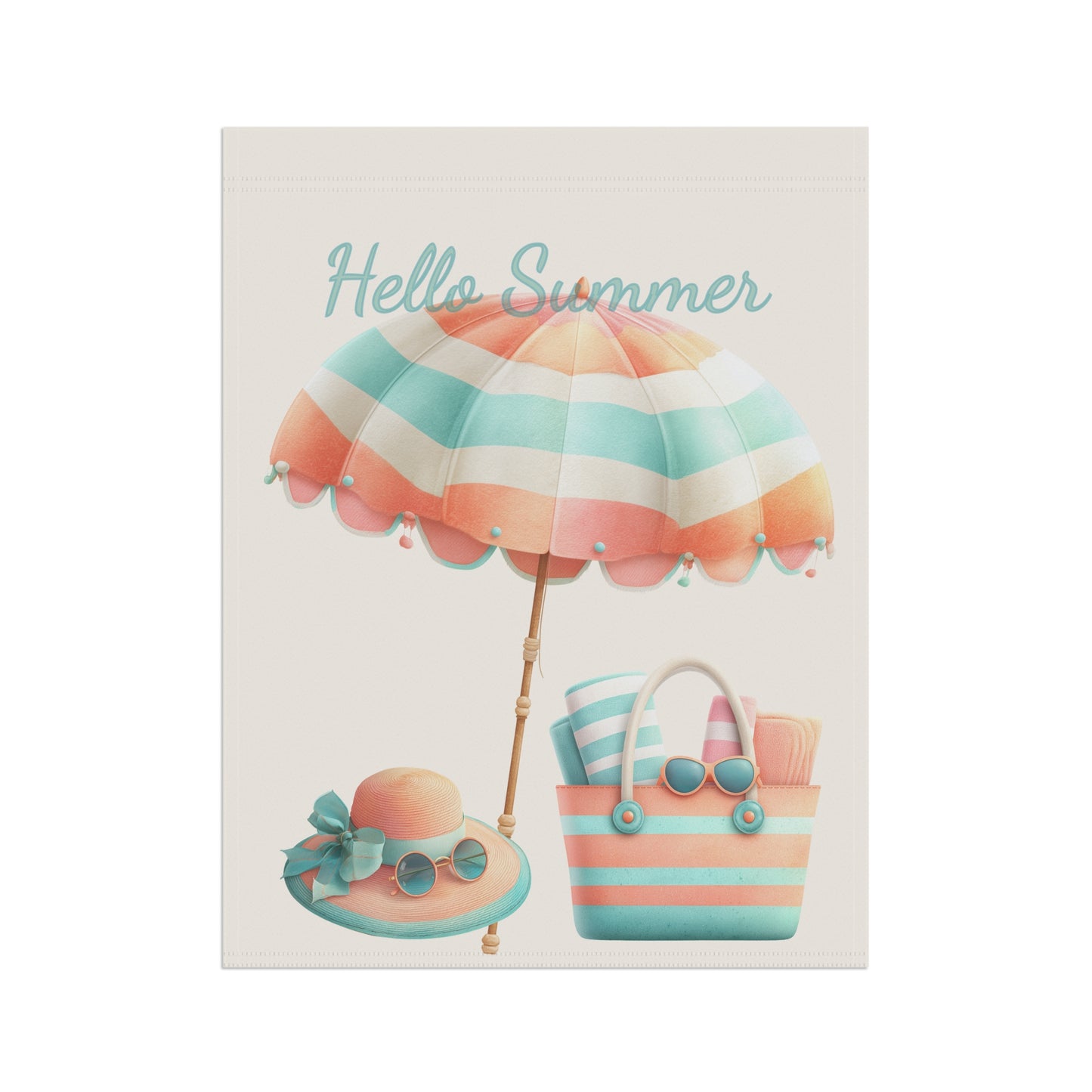 Seasonal Summer Garden Flag