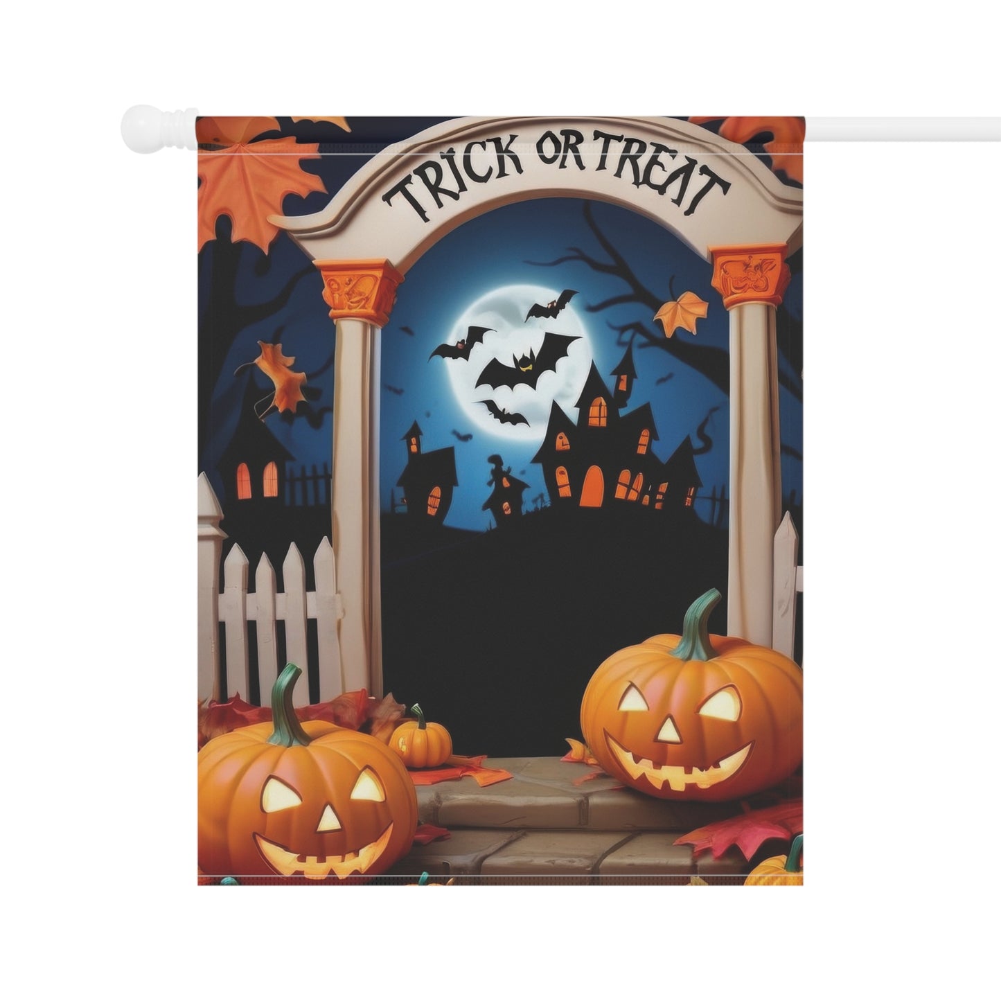 Trick or Treat Halloween Garden Flag /House Banner