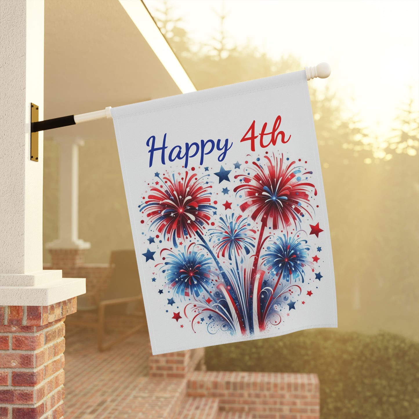 Independence Day Garden Flag