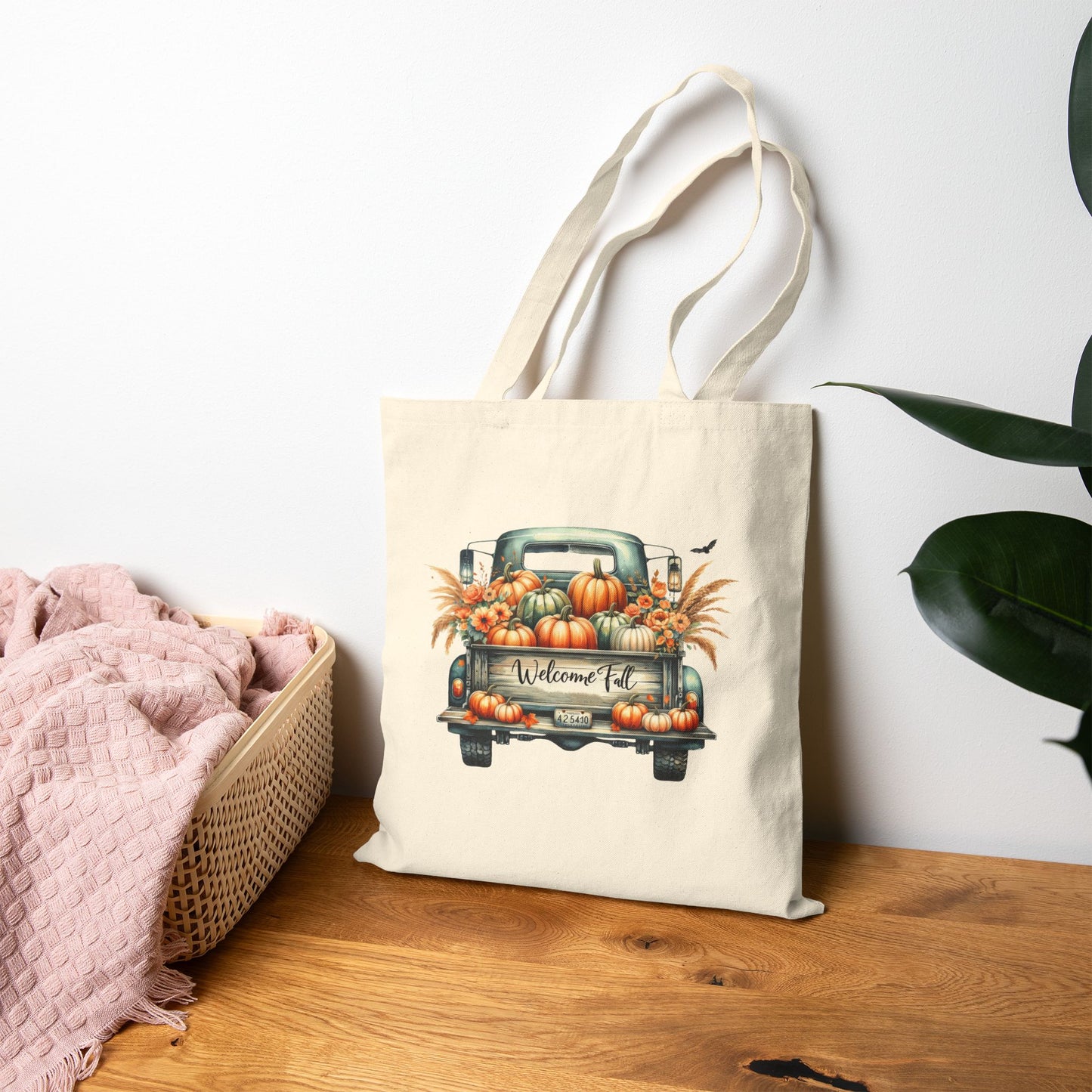 Welcome Fall Canvas Tote Bag
