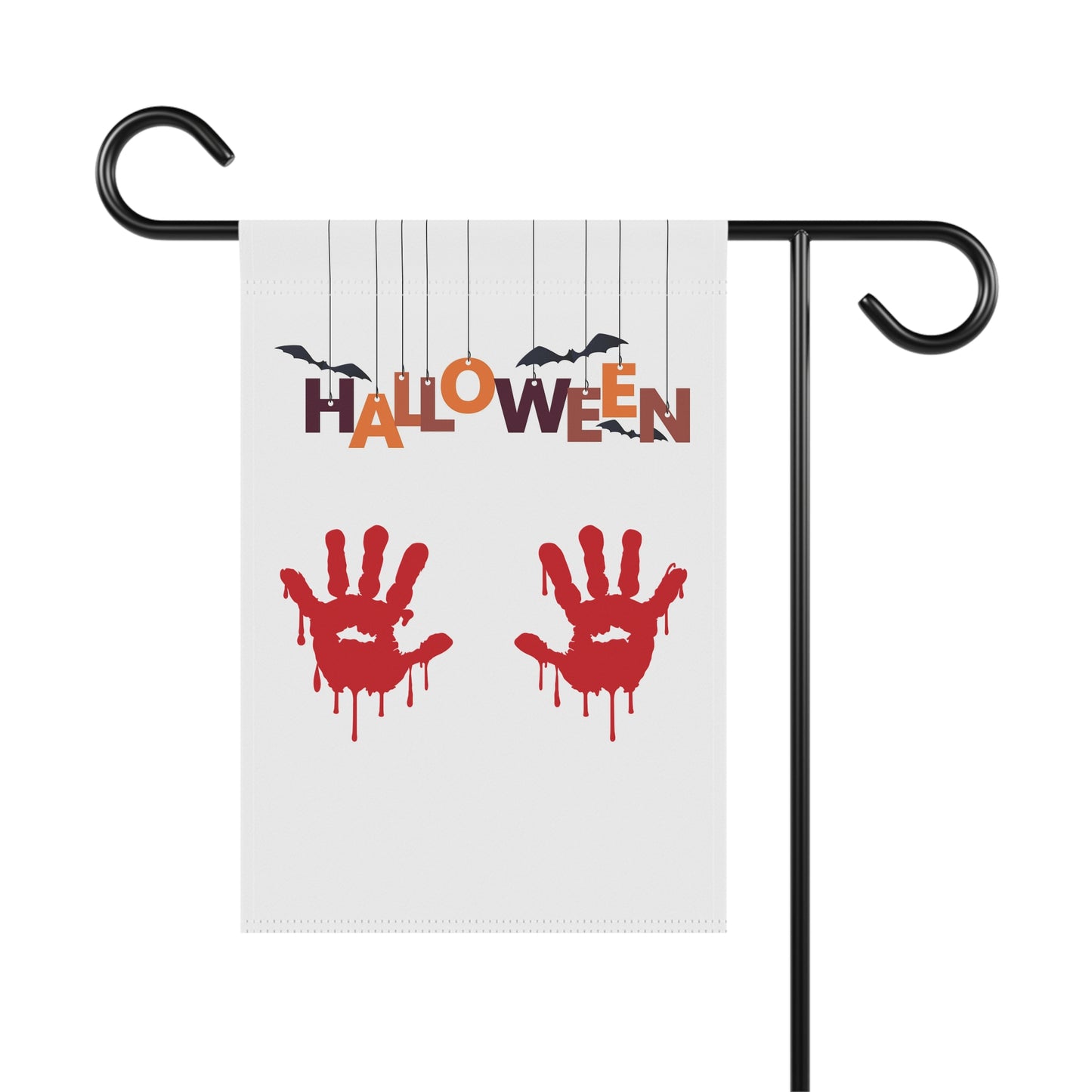 Bloody Handprint Halloween Garden Flag