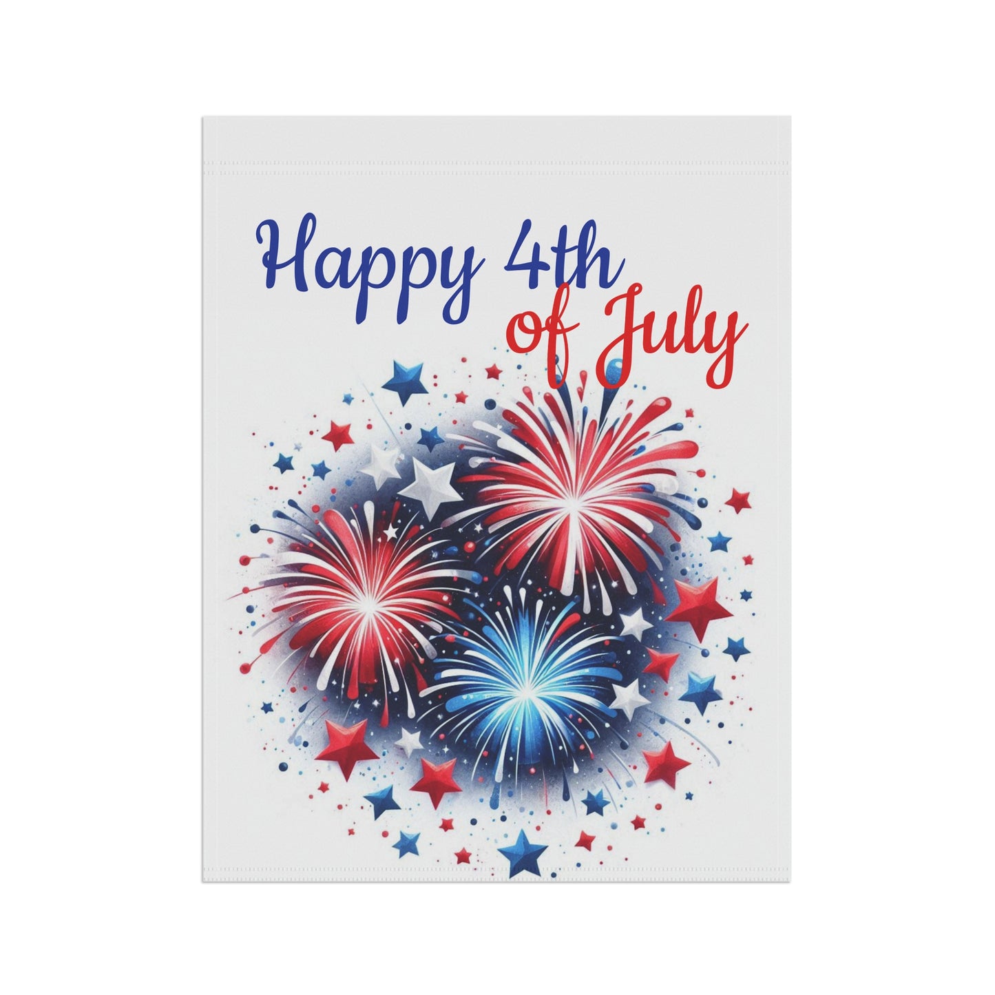 4th of July Patriotic Garden Flag