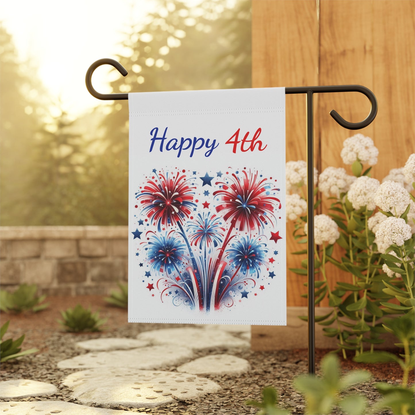 Independence Day Garden Flag