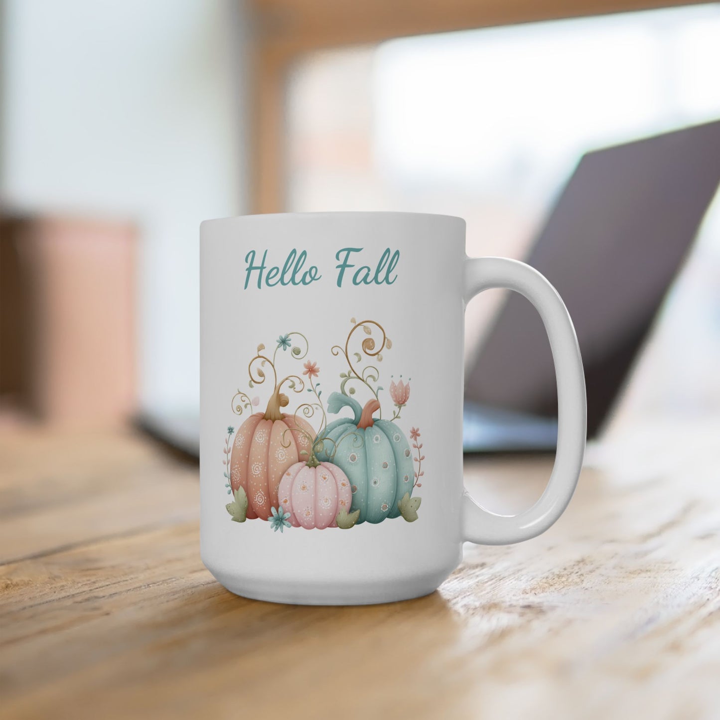 Hello Fall Pastel Coffee Mug
