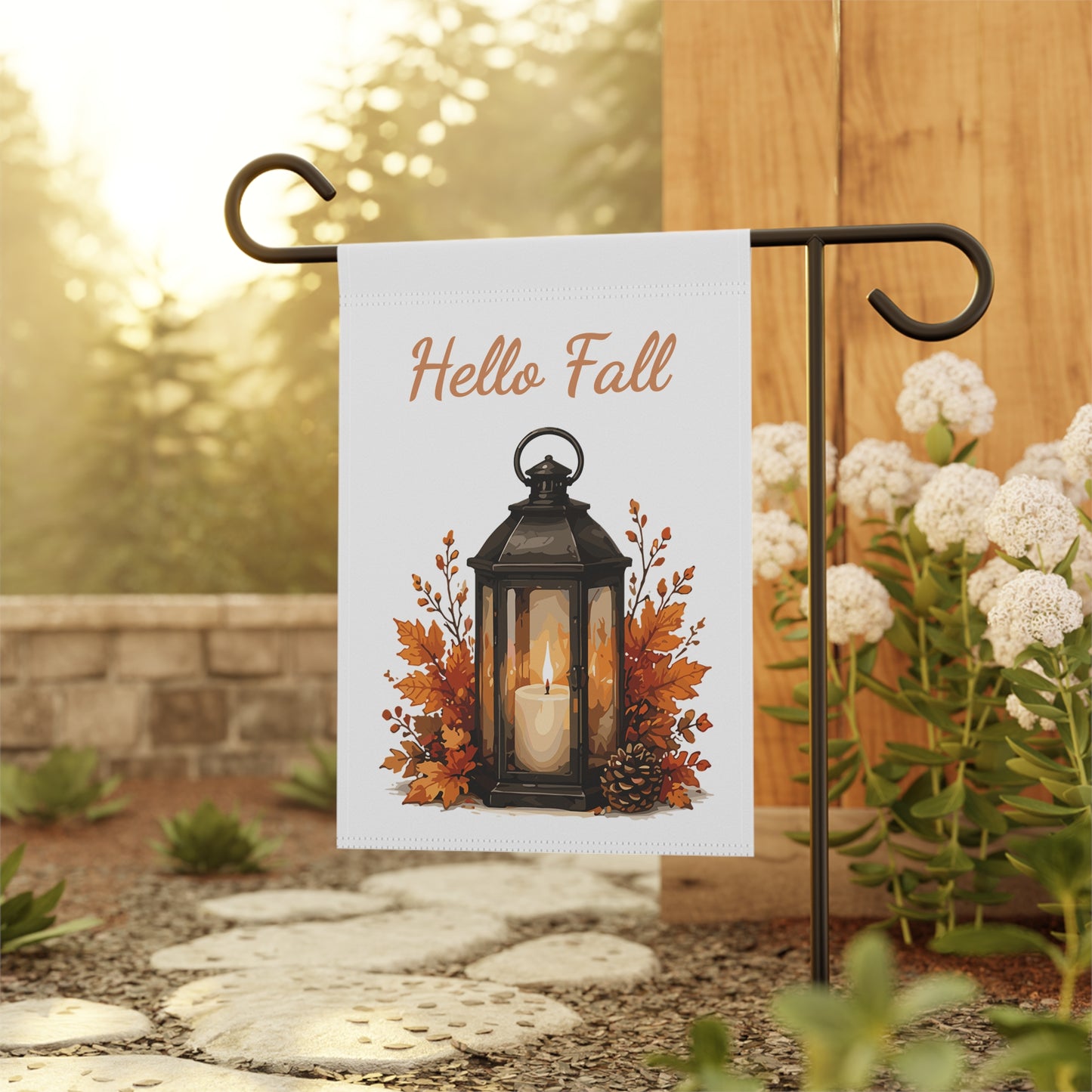Warm Harvest Welcome Garden Flag