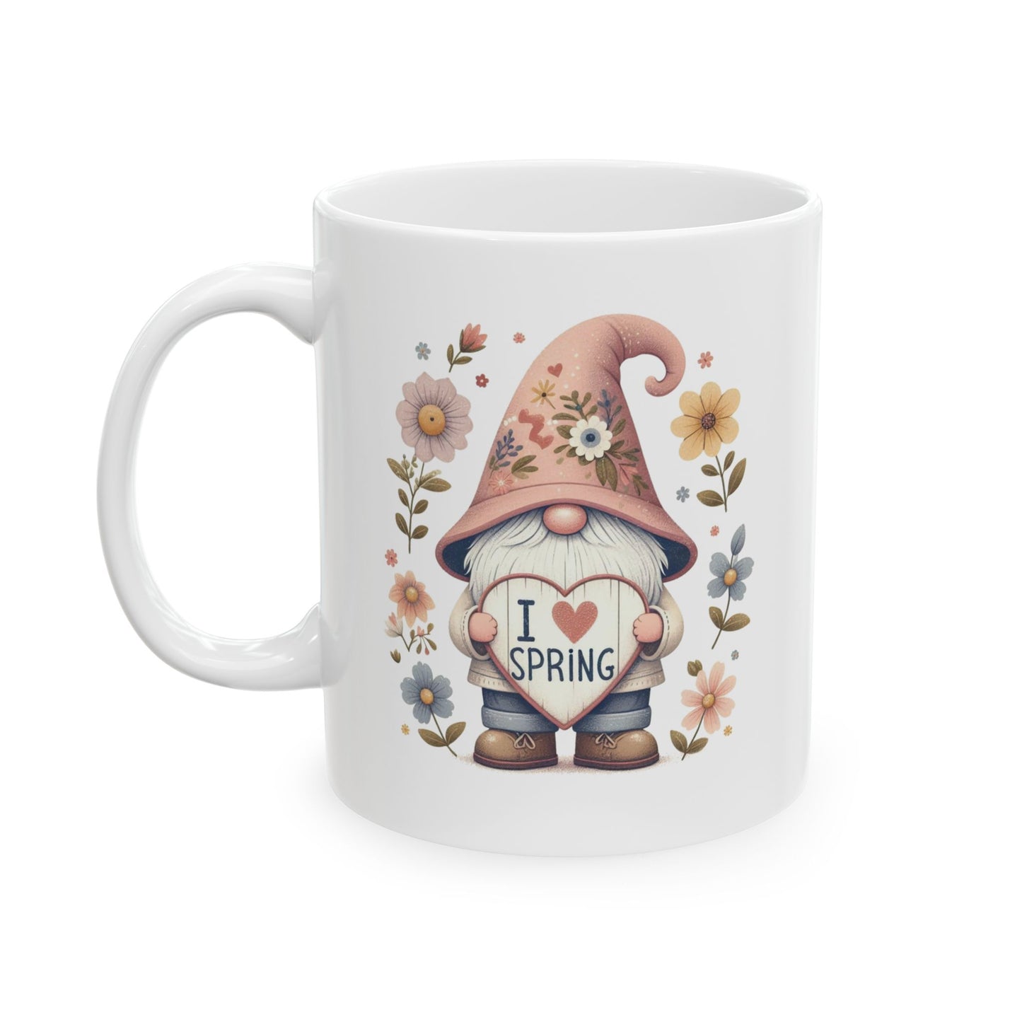 Charming Spring Gnome Mug